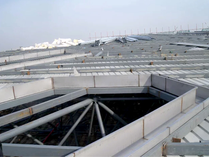 崇文安吉县体育馆网架